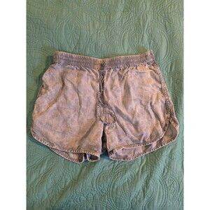 Juicy Couture Women's Small Light Blue Lyocell‎ Drawstring Elastic Waist Shorts